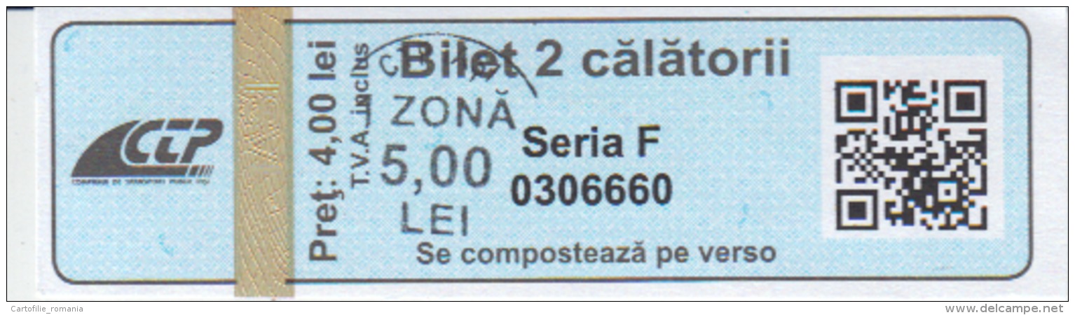 2 Trip Bus Ticket Iasi Romania Used - Europe