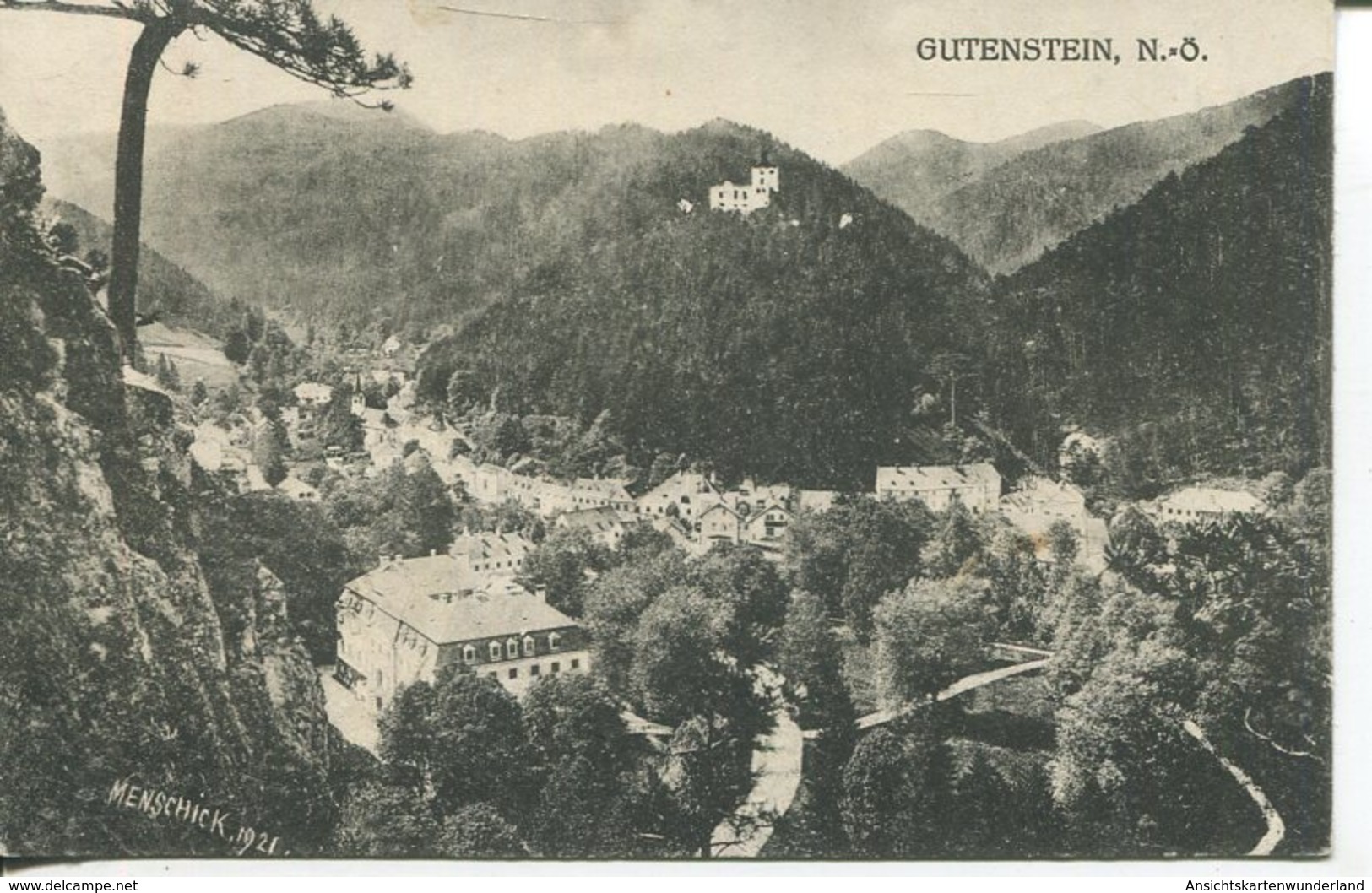 005613  Gutenstein  Teilansicht  1923 - Gutenstein