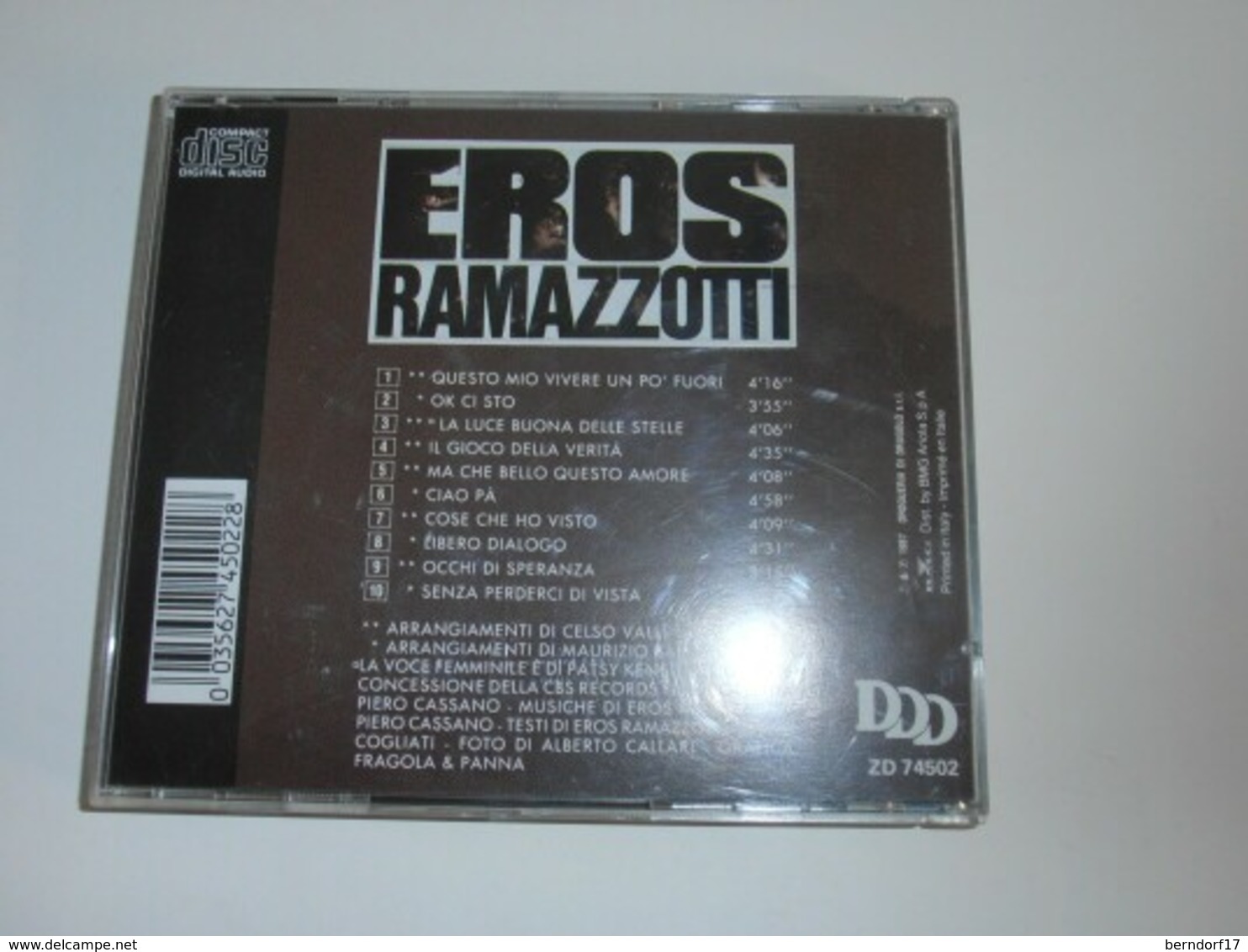 Eros Ramazzotti - In Certi Momenti - CD - Rock