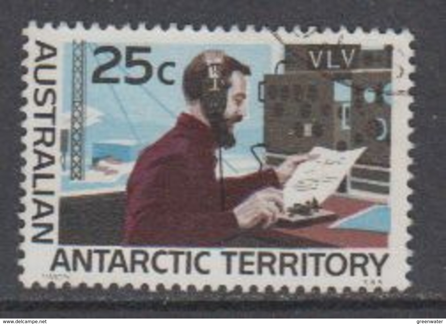 AAT 1966 Definitive 25c / Radiostation 1v Used  (40783F) - Gebruikt