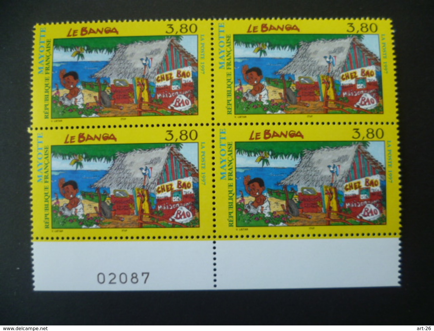 TIMBRE  MAYOTTE   N° 45  BLOC DE 4     NEUF **   MNH - Ungebraucht