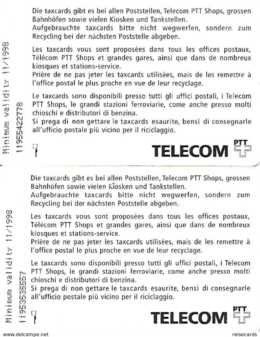 Swiss Telecom: Promocard GM 1 + GM 2 - Switzerland