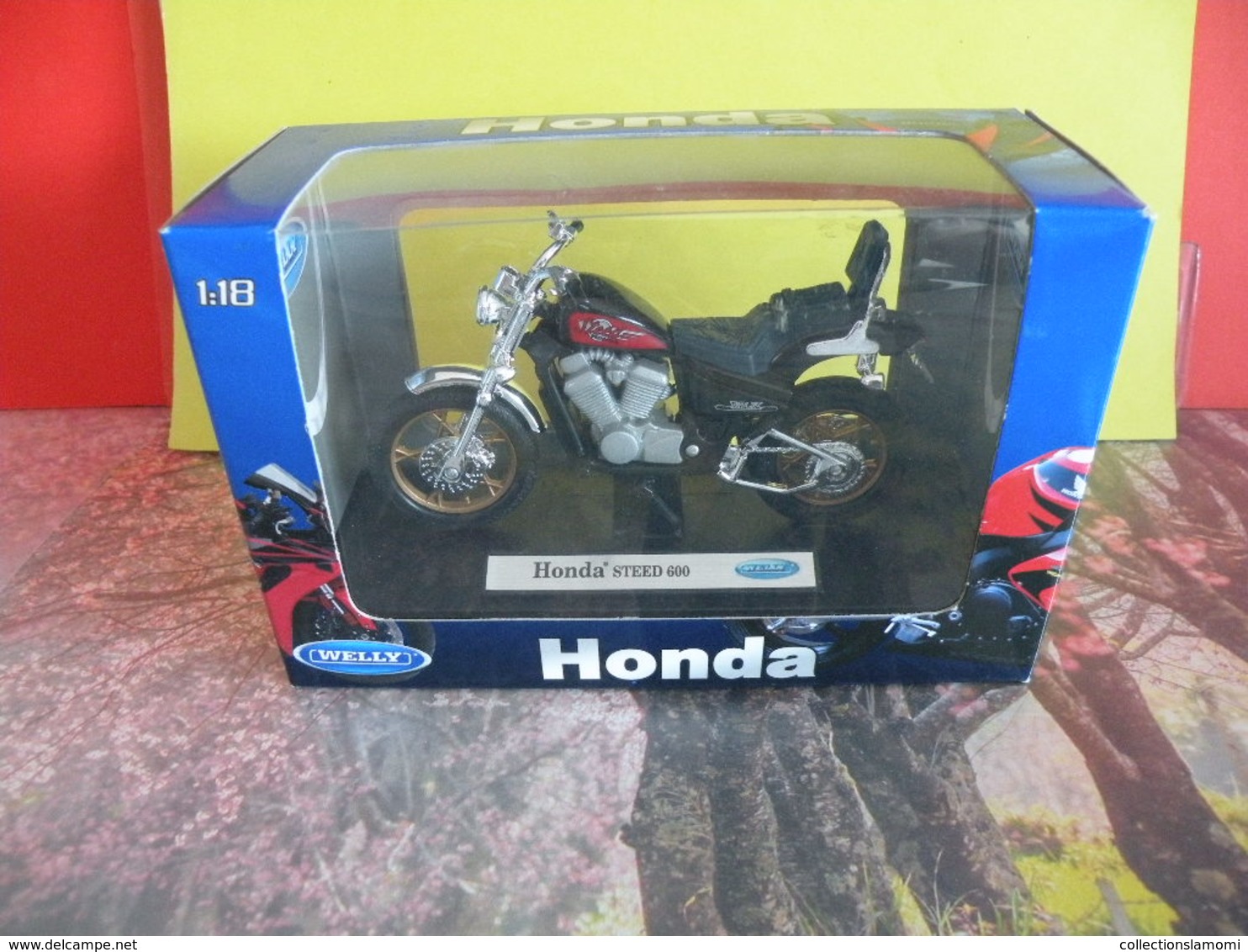 Honda Steed 600 - Métal Neuf - 1/18 - Welly - - Motorcycles