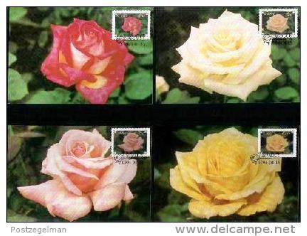 CISKEI, 1994, Roses,  Mint Maxicards, Nr(s.) 88-91 - Ciskei
