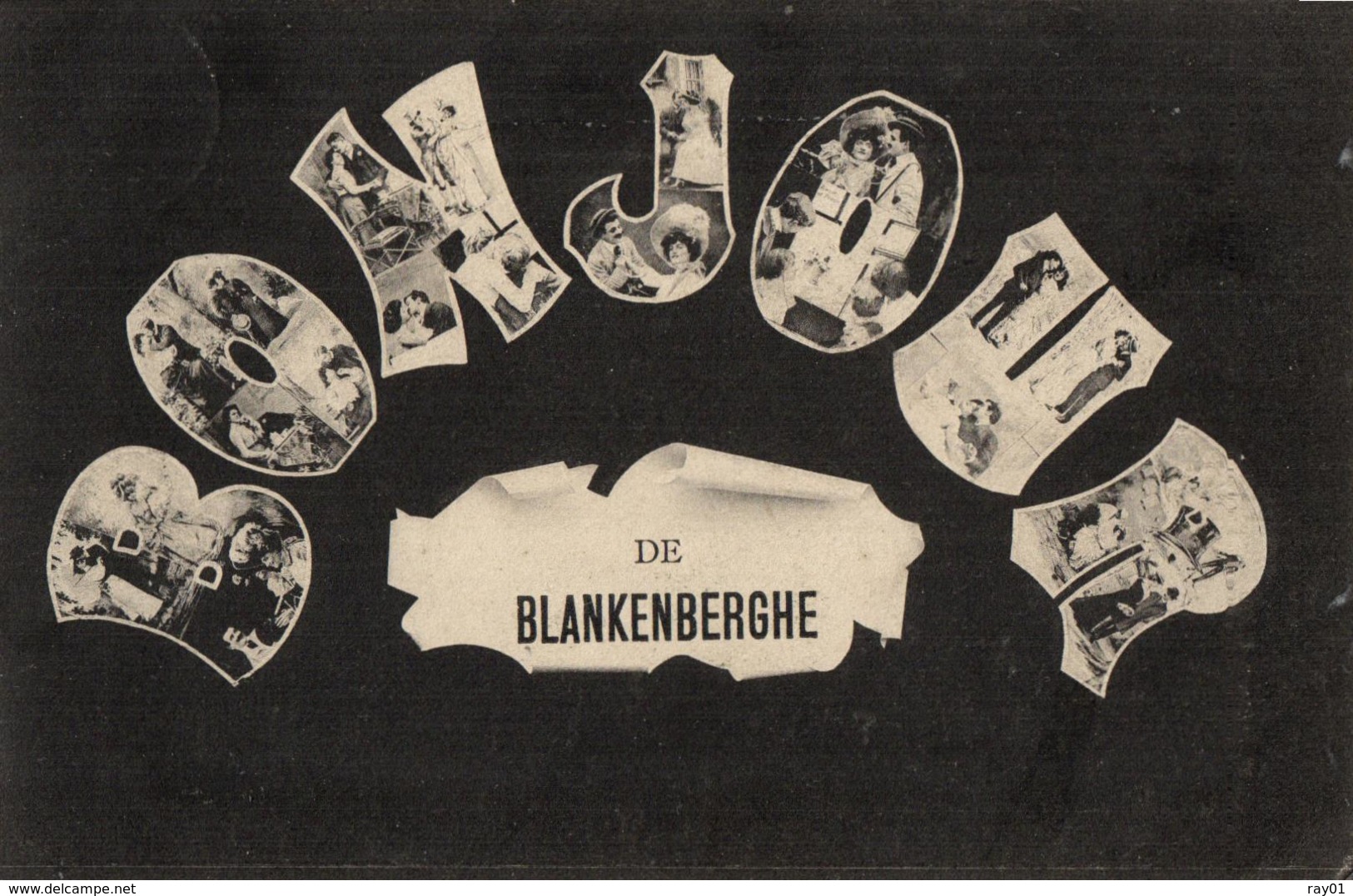 BELGIQUE - FLANDRE OCCIDENTALE - BLANKENBERGHE - 2 Cartes - La Plage Et Le Pier -  Bonjour De ... - Blankenberge