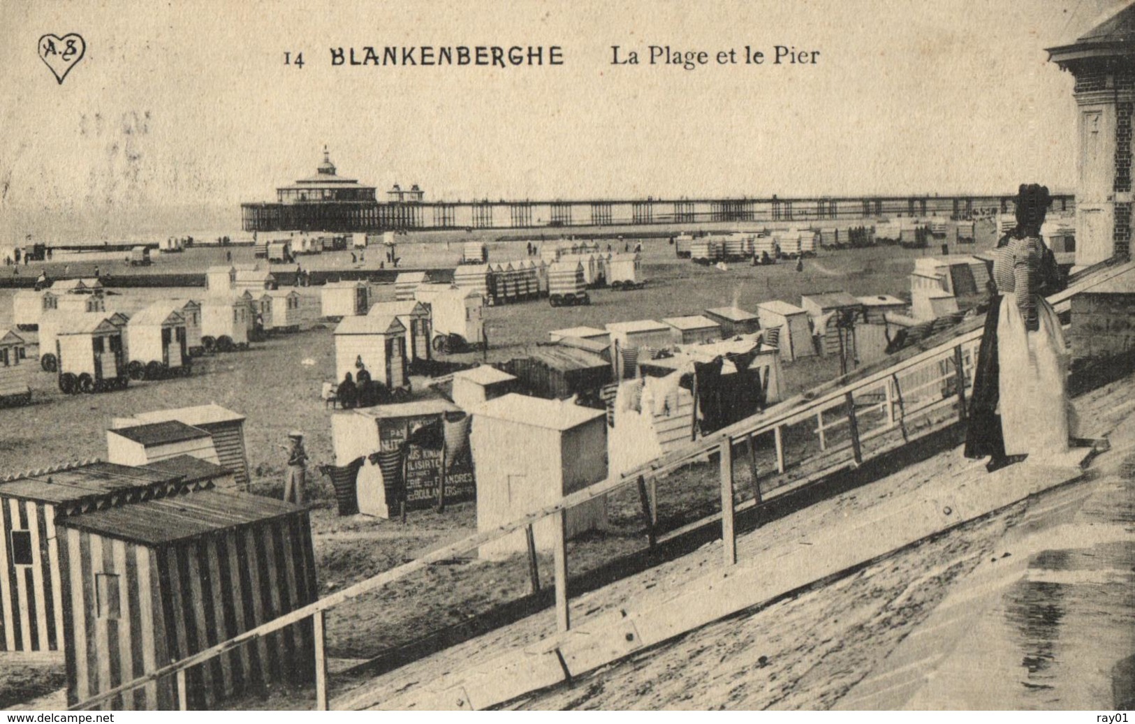 BELGIQUE - FLANDRE OCCIDENTALE - BLANKENBERGHE - 2 Cartes - La Plage Et Le Pier -  Bonjour De ... - Blankenberge