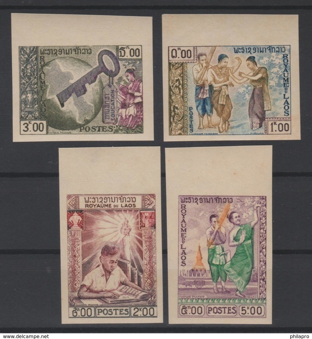 LAOS  1959  IMPERF / NON DENT.  FINE  ARTS  **MNH VF   Réf  59 - Laos