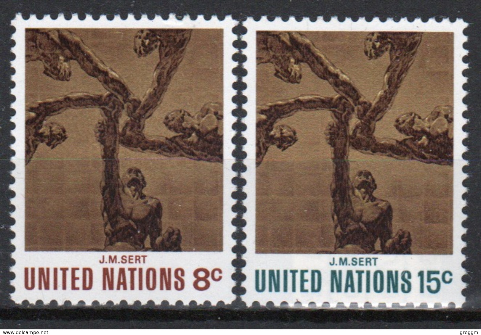 United Nations 1972 Set Of Stamps To Celebrate United Nations Art (5th Issue). - Ungebraucht