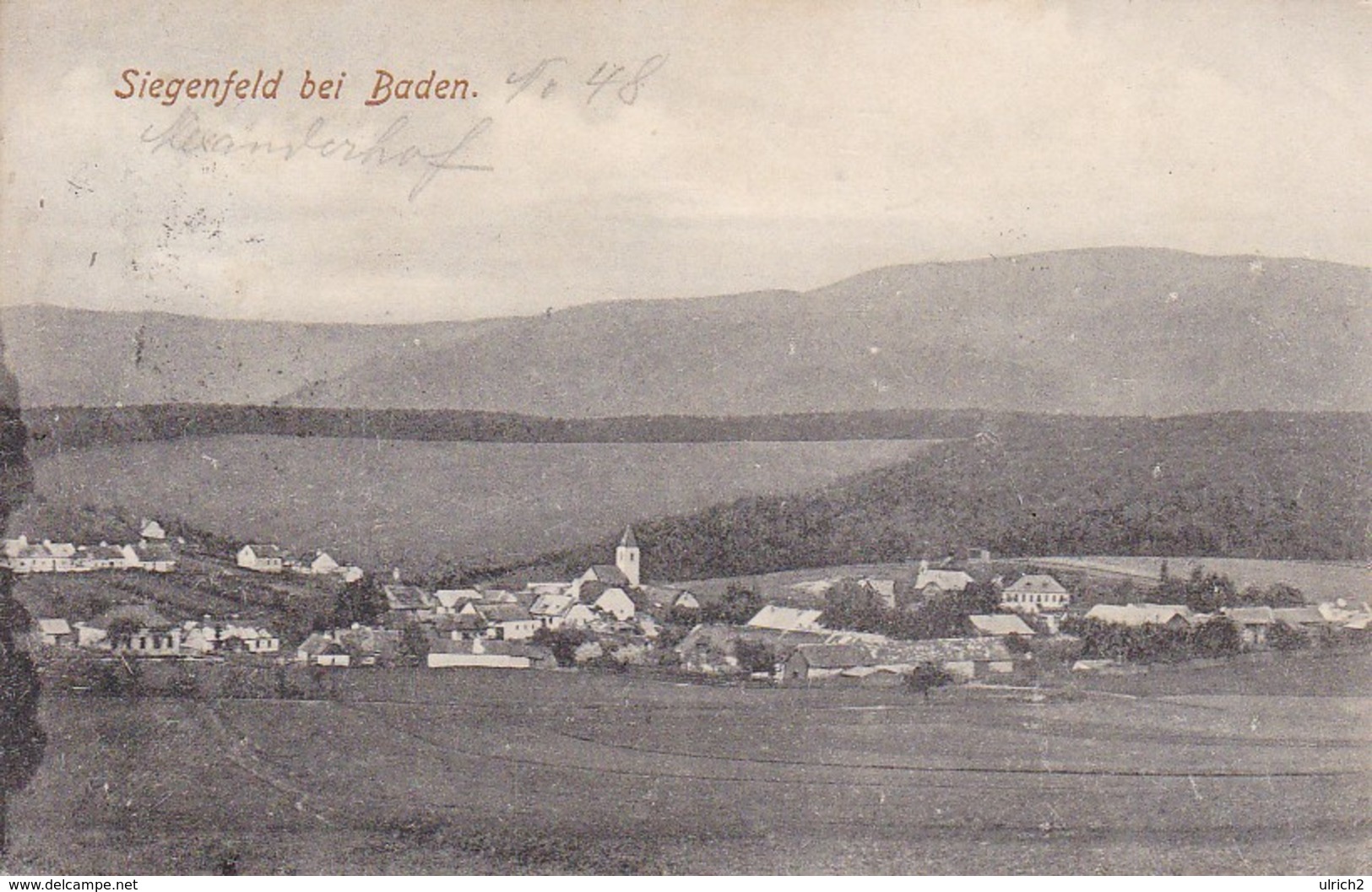 AK Siegenfeld Bei Baden - 1913 (36697) - Heiligenkreuz