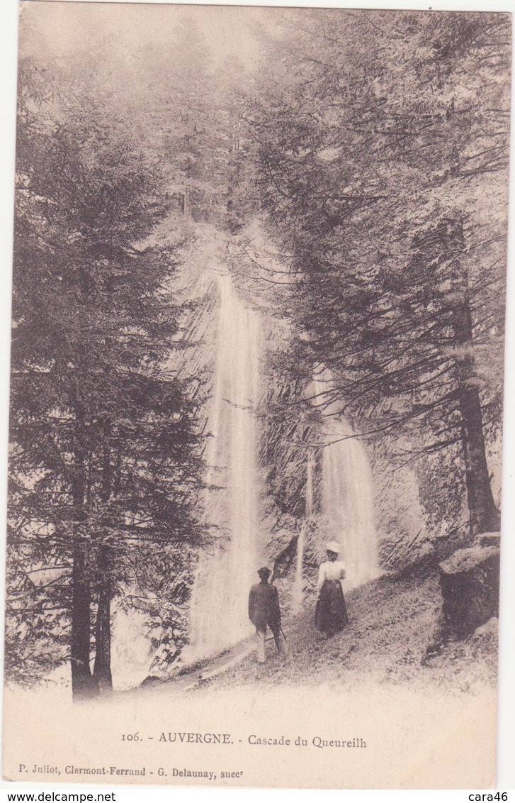 CPA - 106. AUVERGNE Cascade Du Queureilh - Autres & Non Classés