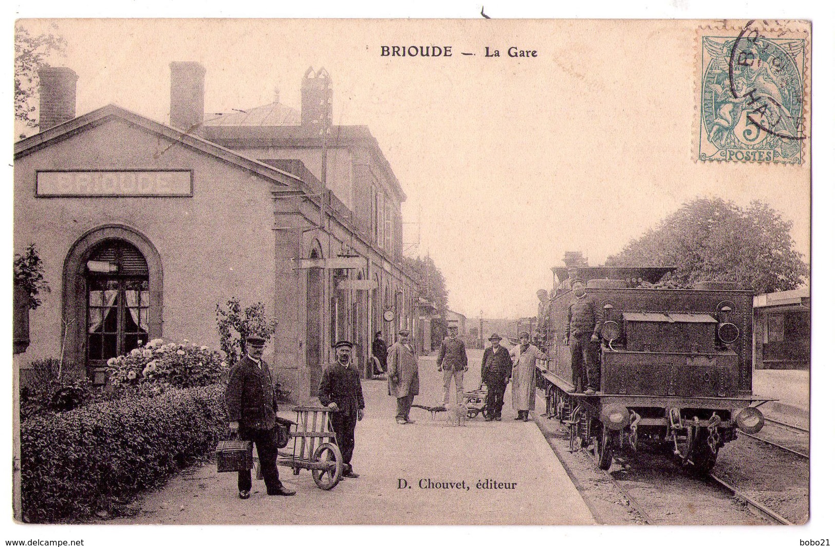 2708 -  Brioude ( 43 ) - La Gare - D.Chouvet édit. - - Brioude