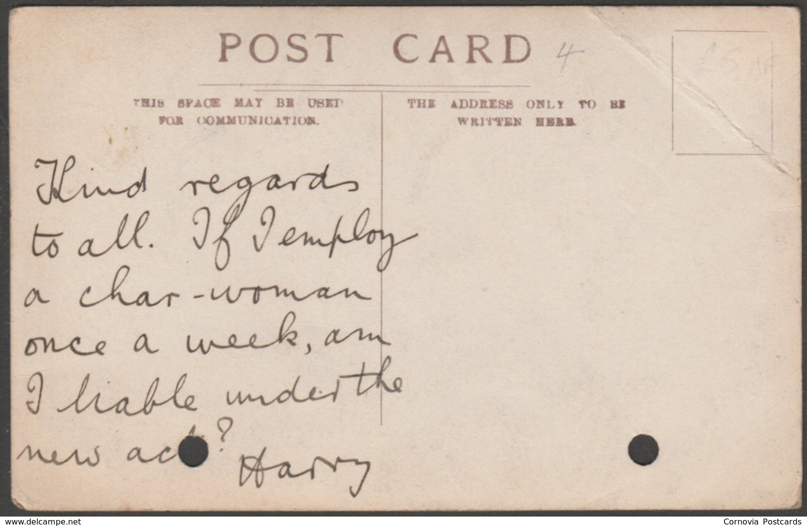 Henry Charles Leisten, Tobacconist, Horsham, Sussex, C.1920s - RP Postcard - Other & Unclassified