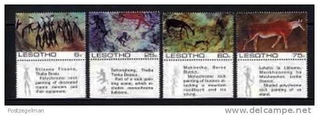 LESOTHO 1983 MNH Stamp(s) Cave Paintings 419-422 - Other & Unclassified