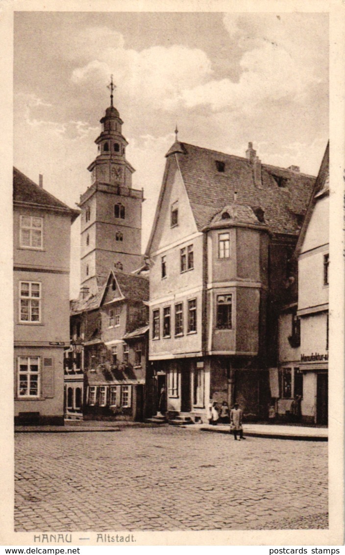 Hanau, Altstadt Mit Manufactur, 1916 Nach Schlüchtern Versandt - Hanau