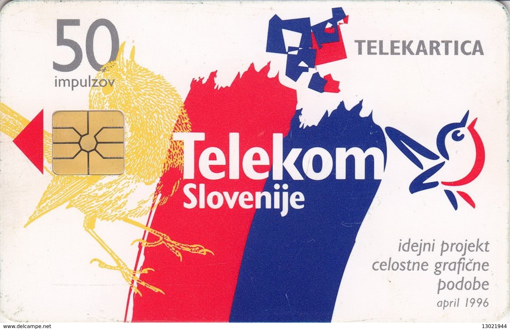 SLOVENIA SCHEDA TELEFONICA Integrated Graphic Image Of Telekom Slovenije - Non Classificati