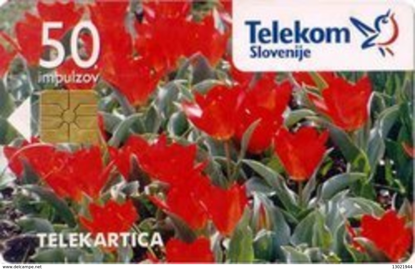 SLOVENIA SCHEDA TELEFONICA Tulipani / Enkratno Bujenje PO Tel. - Non Classés