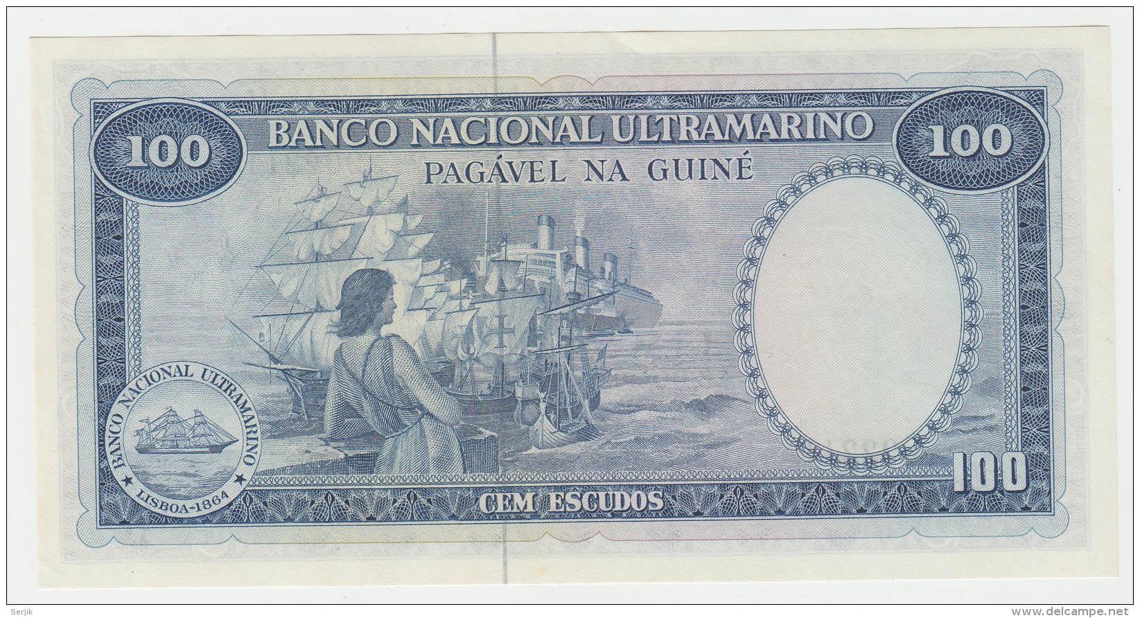 Portuguese Guinea 100 Escudos 1971 UNC NEUF Pick 45 - Guinea