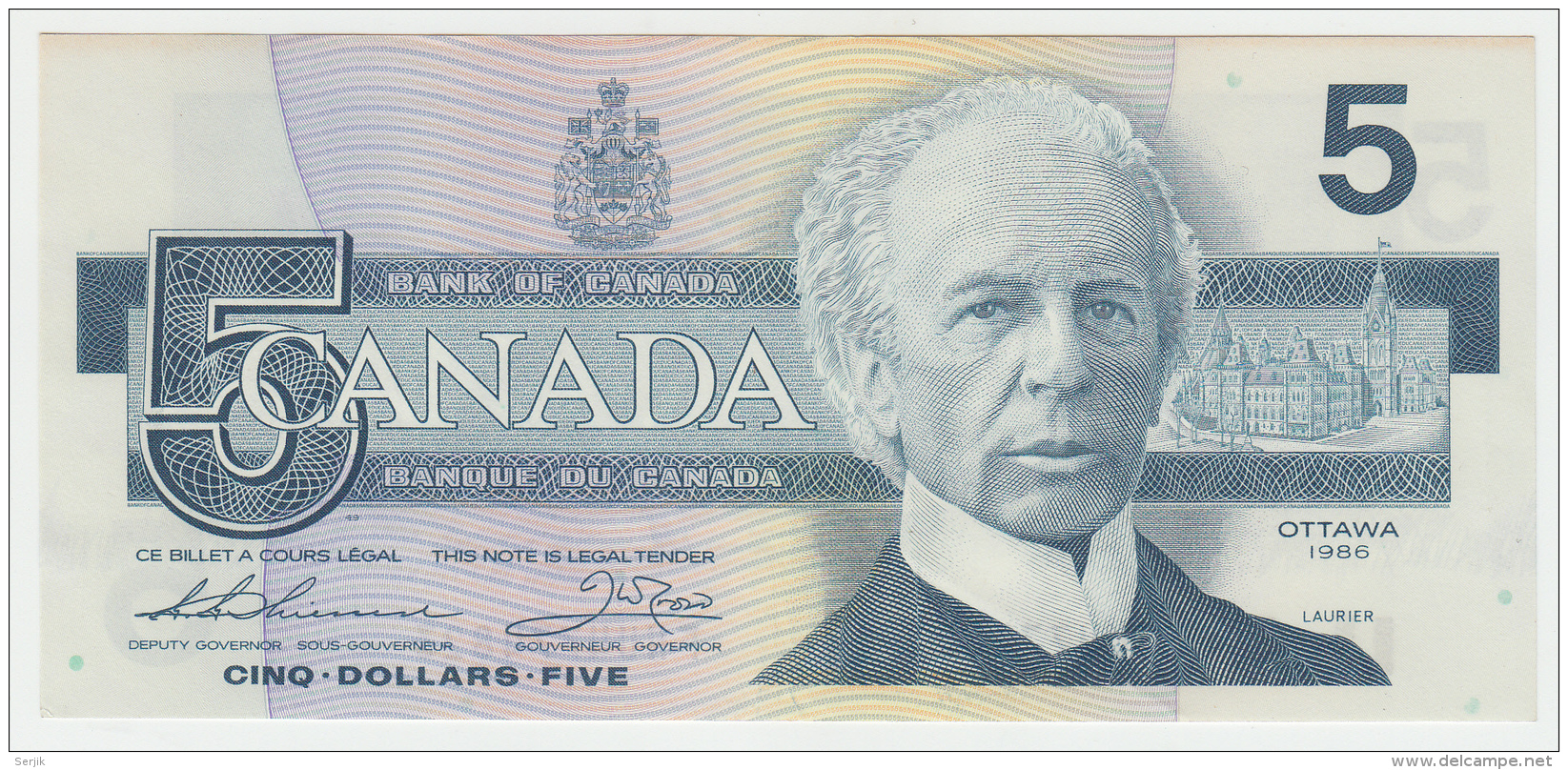 Canada 5 Dollars 1986 UNC NEUF Pick 95b  95 B - Kanada