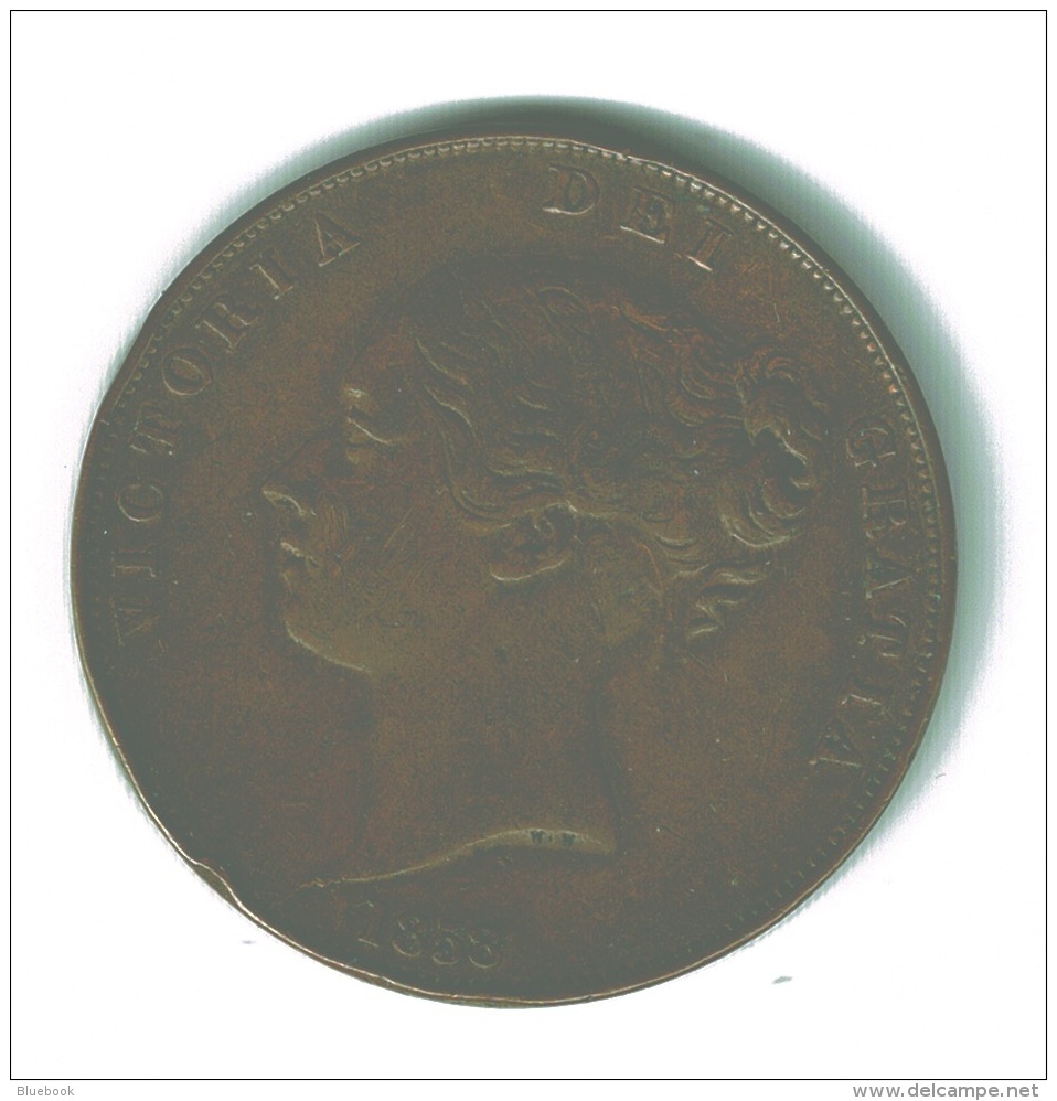 RB 1226 -  GB Victoria Coin - 1858 Penny 1d - Andere & Zonder Classificatie