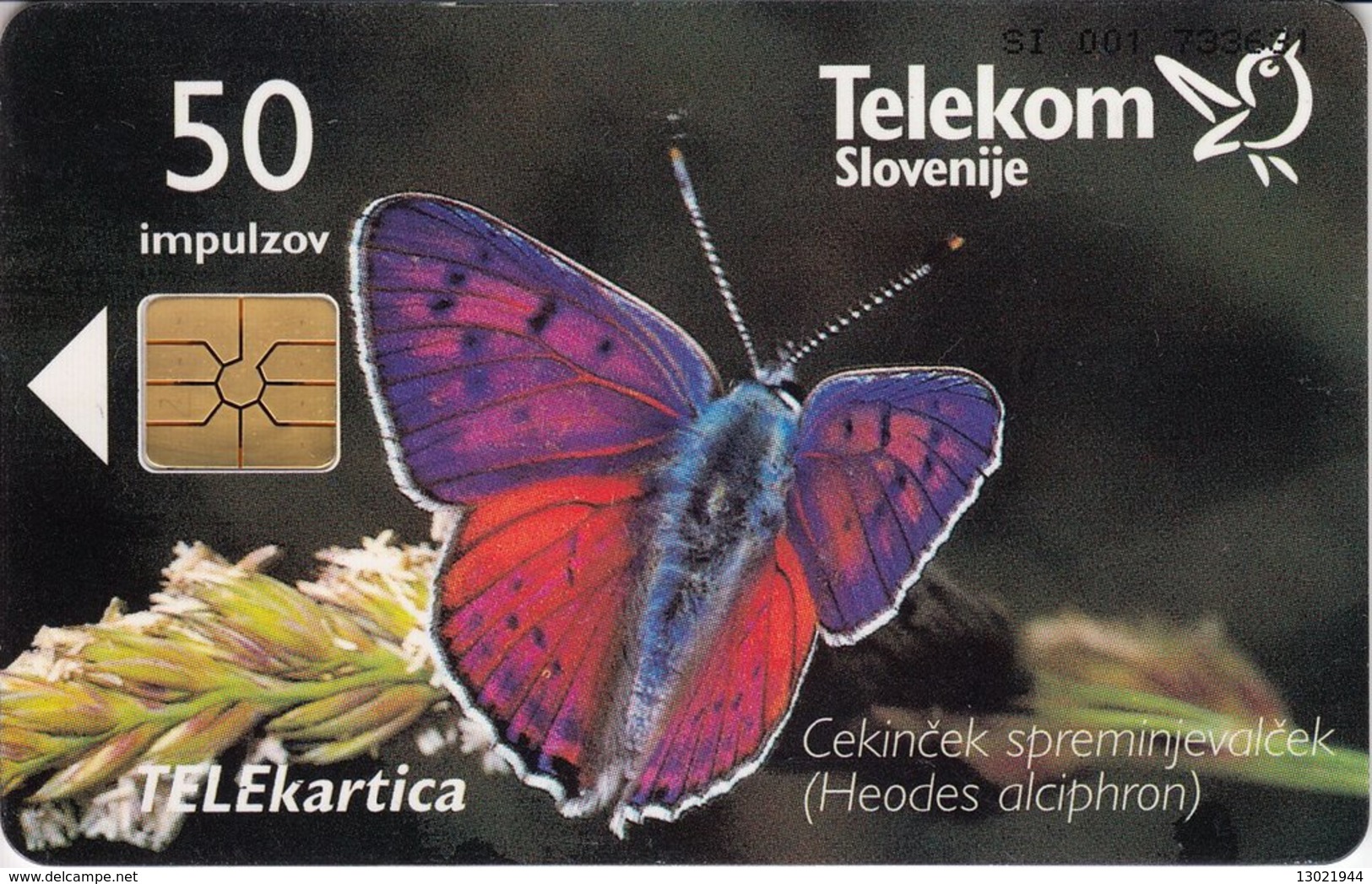 SLOVENIA SCHEDA TELEFONICA Cekinček Spreminjevalček / IPS - FARFALLA - Non Classificati