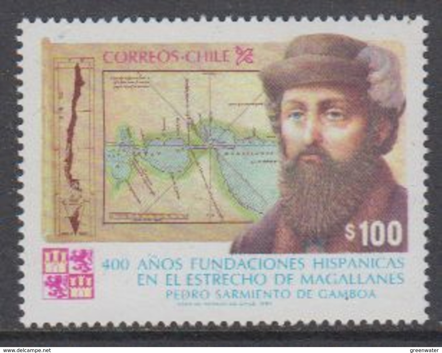 Chile 1984 Explorer Magellan 1v ** Mnh  (40784F) - Chili