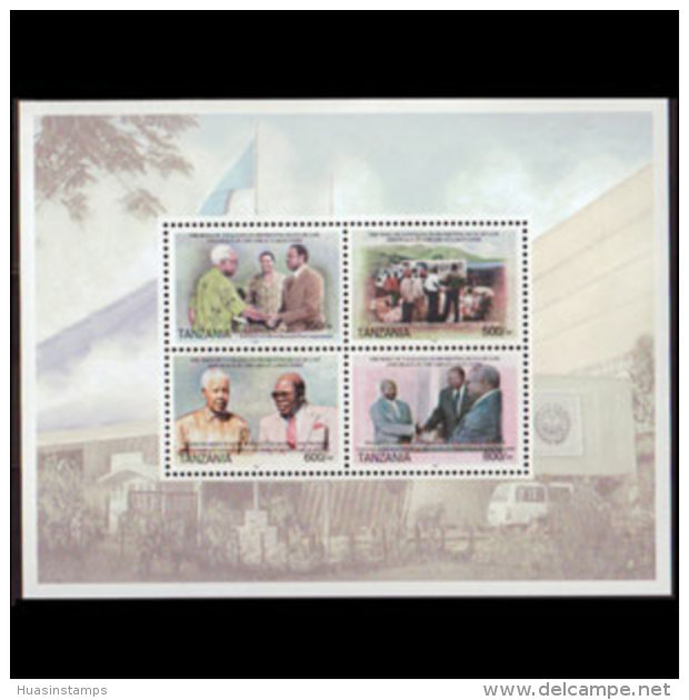 TANZANIA 2004 - Scott# 2340Df S/S Peace MNH - Tanzanie (1964-...)