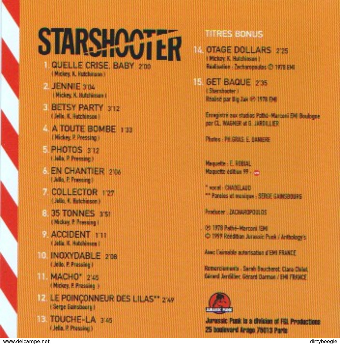 STARSHOOTER - CD - Punk