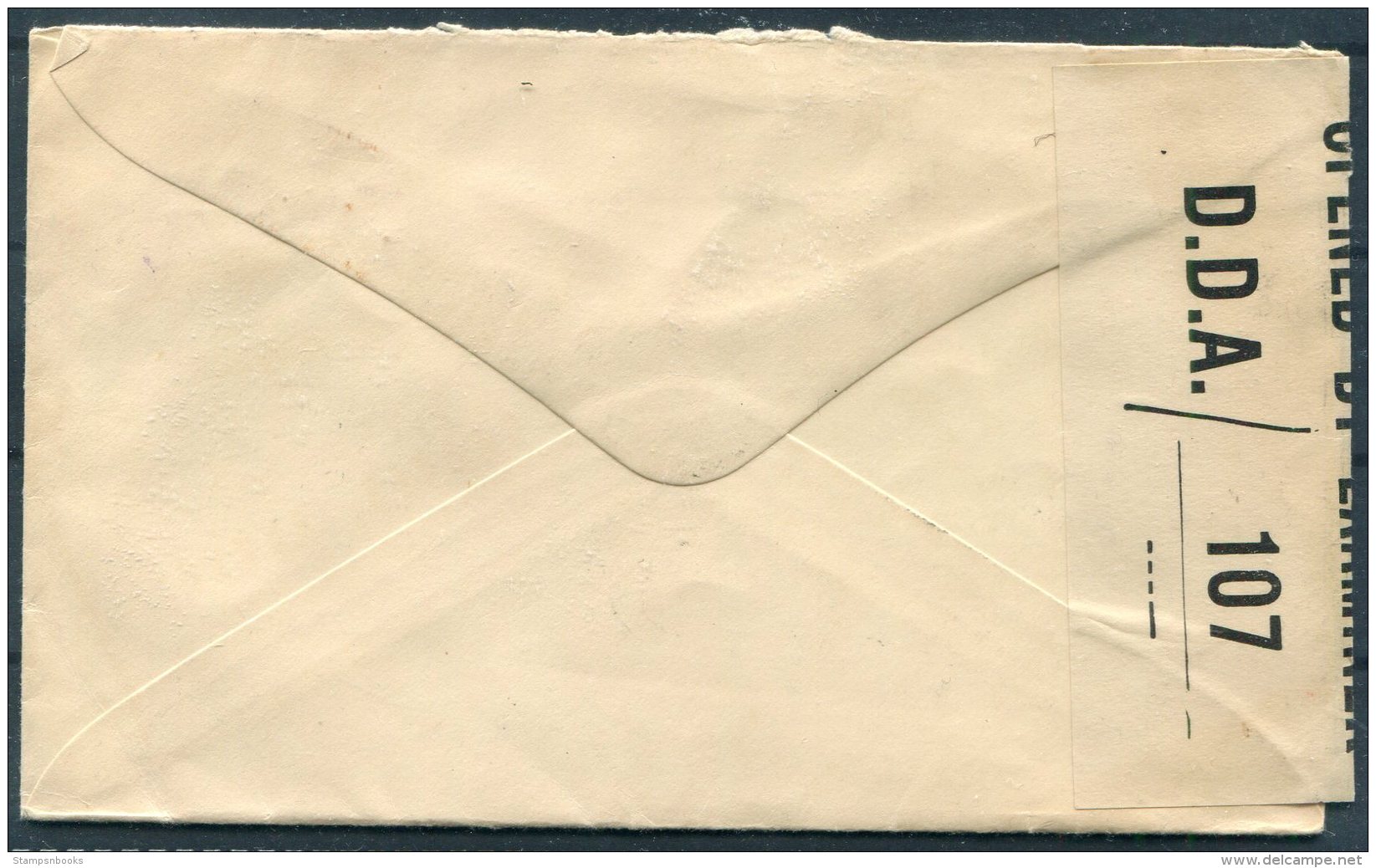 1943 New Zealand Censor Cover - New York, USA. - Covers & Documents