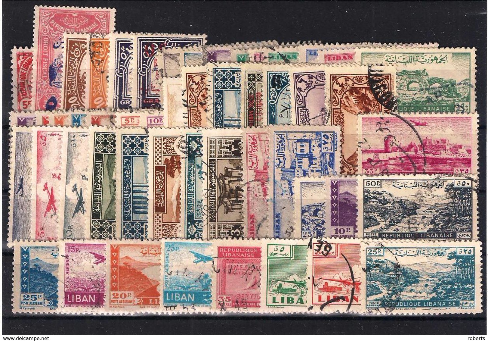 Old Lebanon, Unsorted, Used. (40d) - Liban