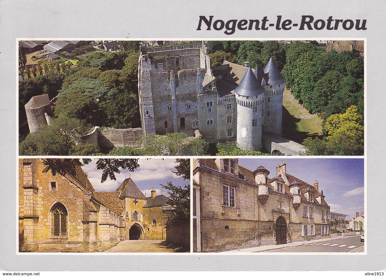 28 NOGENT LE ROTROU - MULTIVUES - CHATEAU / EGLISE / MAISONS - Nogent Le Rotrou