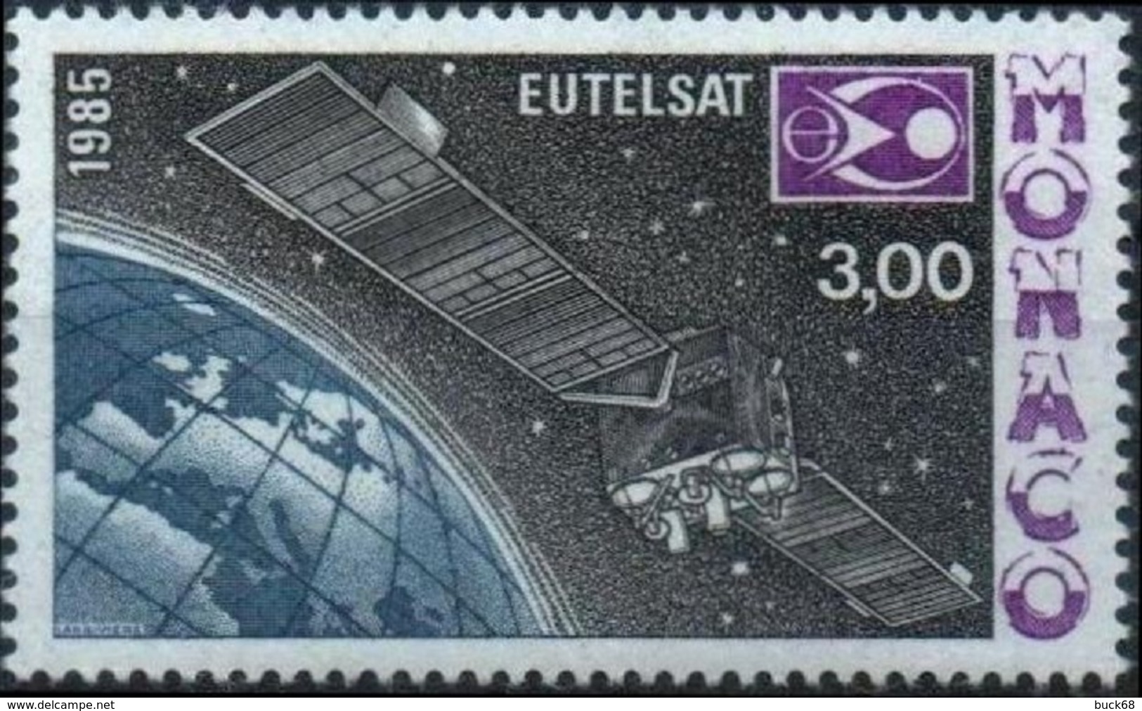 MONACO 1505 ** MNH Espace Eutelstat Space Kosmos Télécom Satellite - Europe