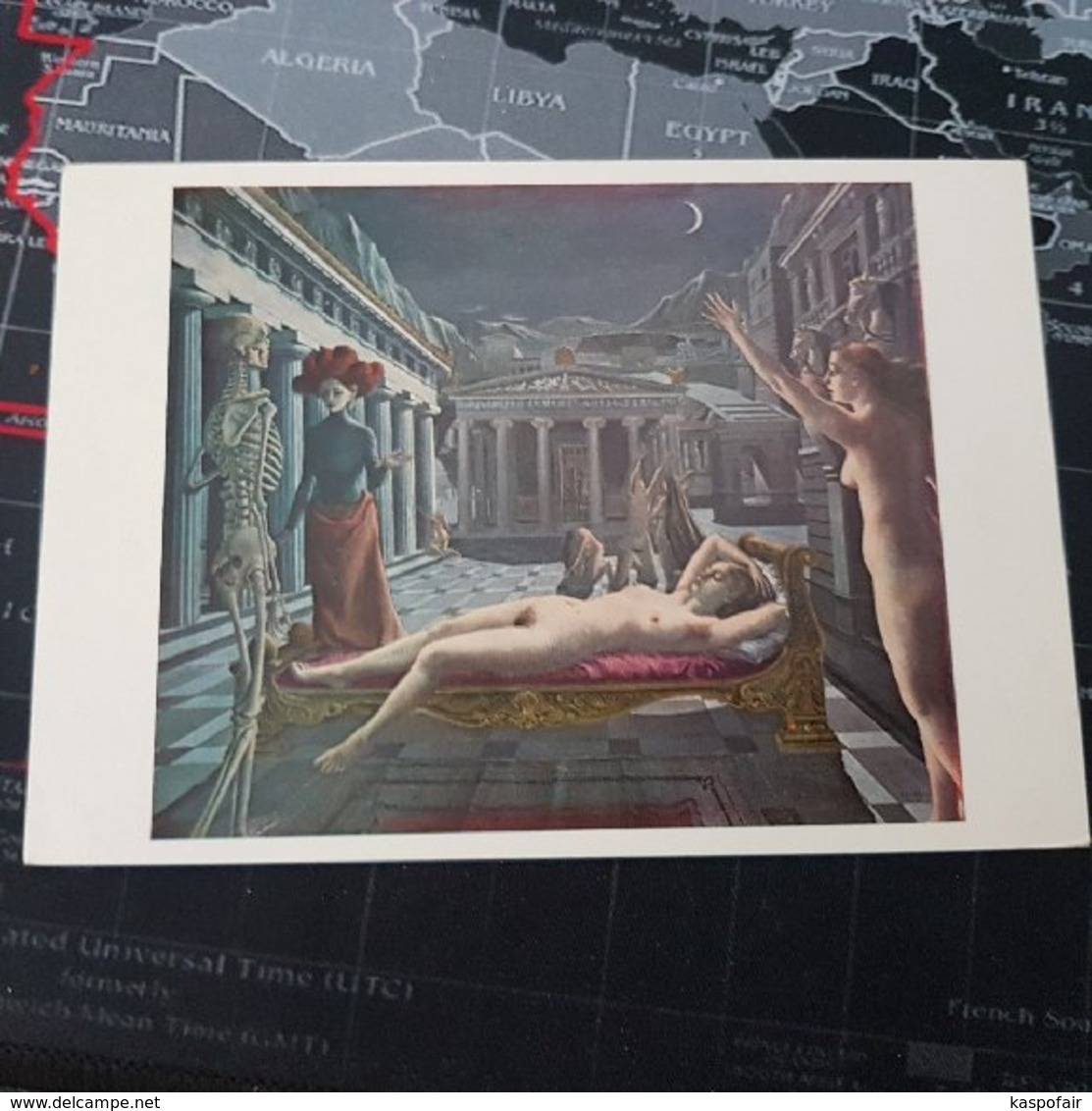 Paul Delvaux - Venus Asleep 1944 - Pintura & Cuadros