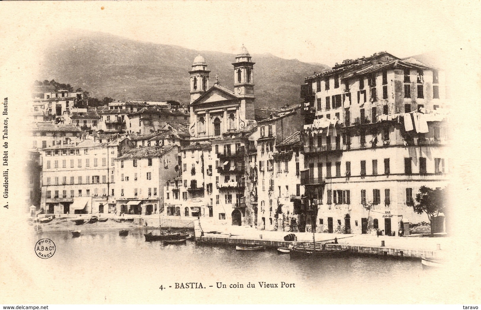 CORSE  - BASTIA - Un Coin Du Vieux Port - Précurseur A. Giudicelli - Bastia