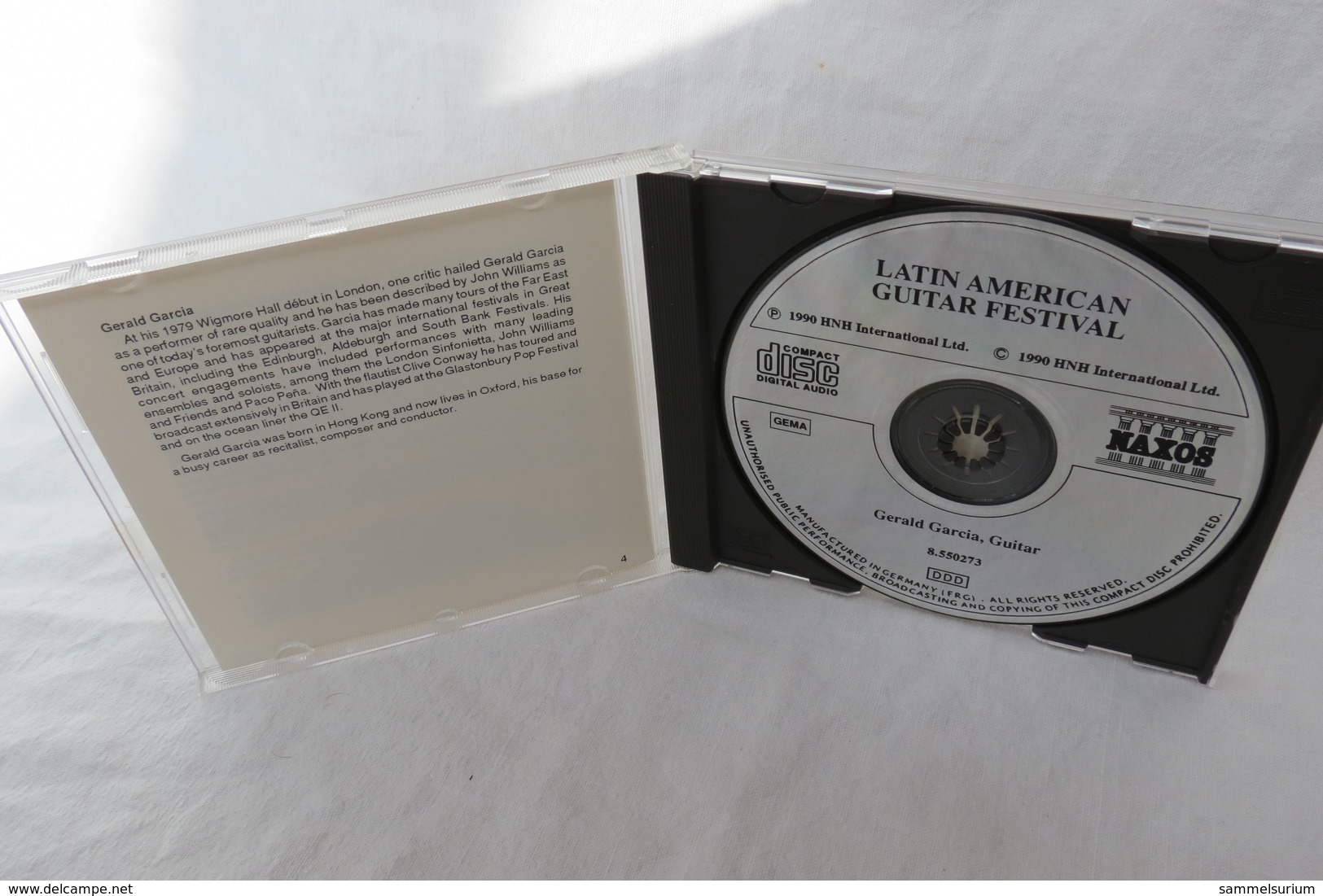 CD "Gerald Garcia Guitar" Latin American Guitar Festival - Instrumental