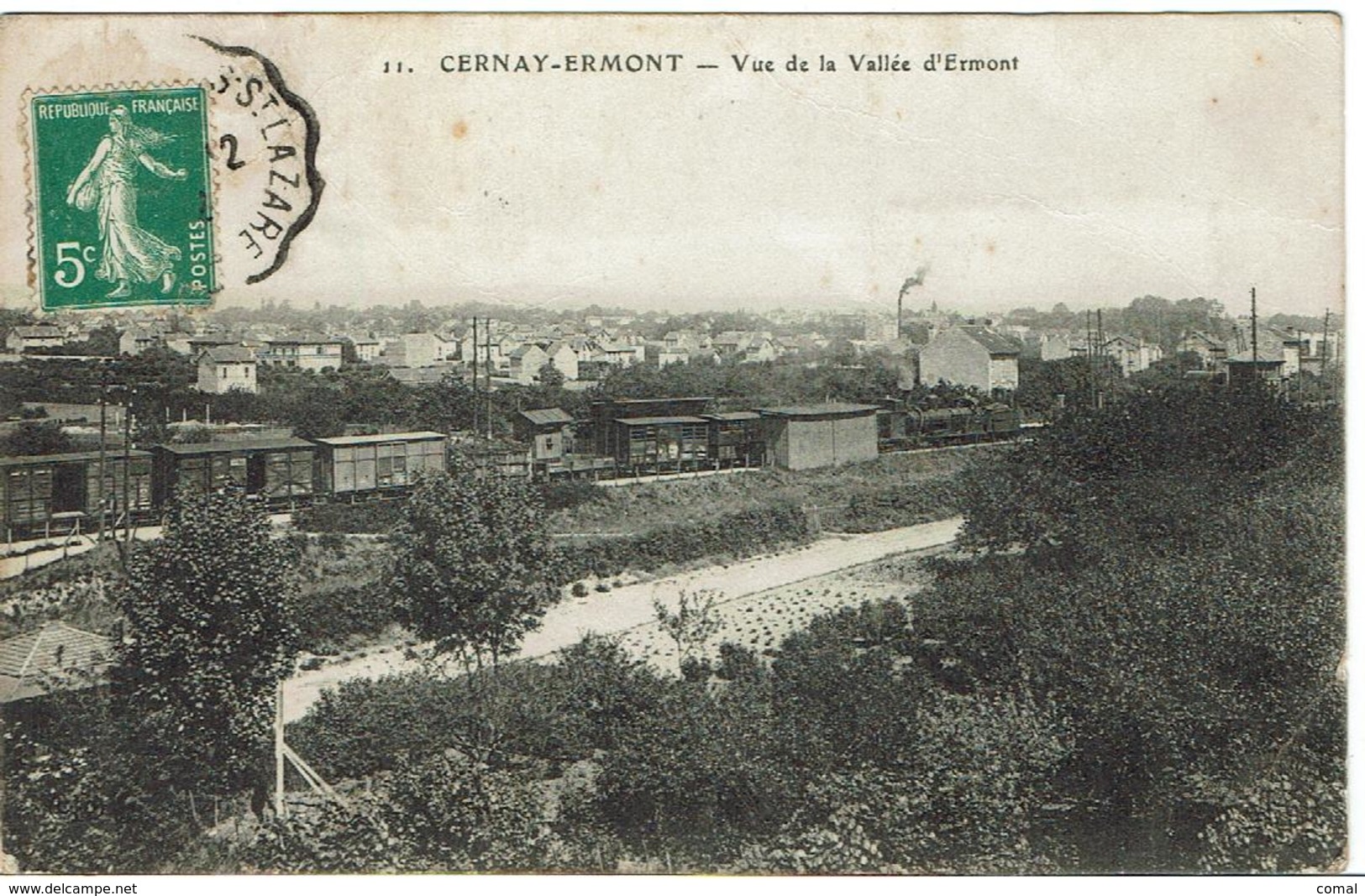 CPA - CERNAY-ERMONT - Vue De La Vallée D'Ermont- Train Marchandise - - Ermont-Eaubonne