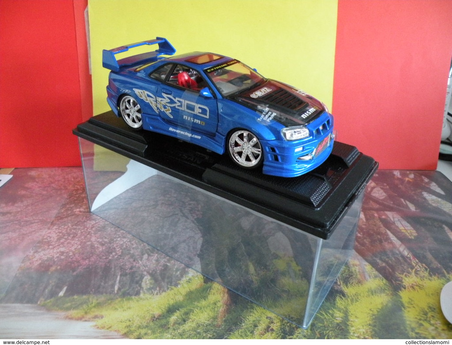 Rallye - Nissan Skyline  GTR - Métal Neuf - 1/24 - Boite vitrine - Kentoys -