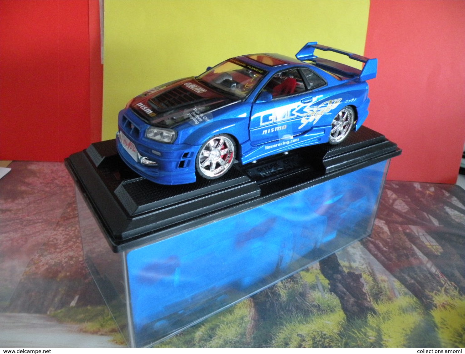 Rallye - Nissan Skyline  GTR - Métal Neuf - 1/24 - Boite vitrine - Kentoys -