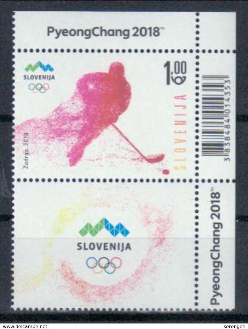 Slowenien 'Eishockey' / Slovenia 'Ice Hockey' **/MNH 2018 - Eishockey