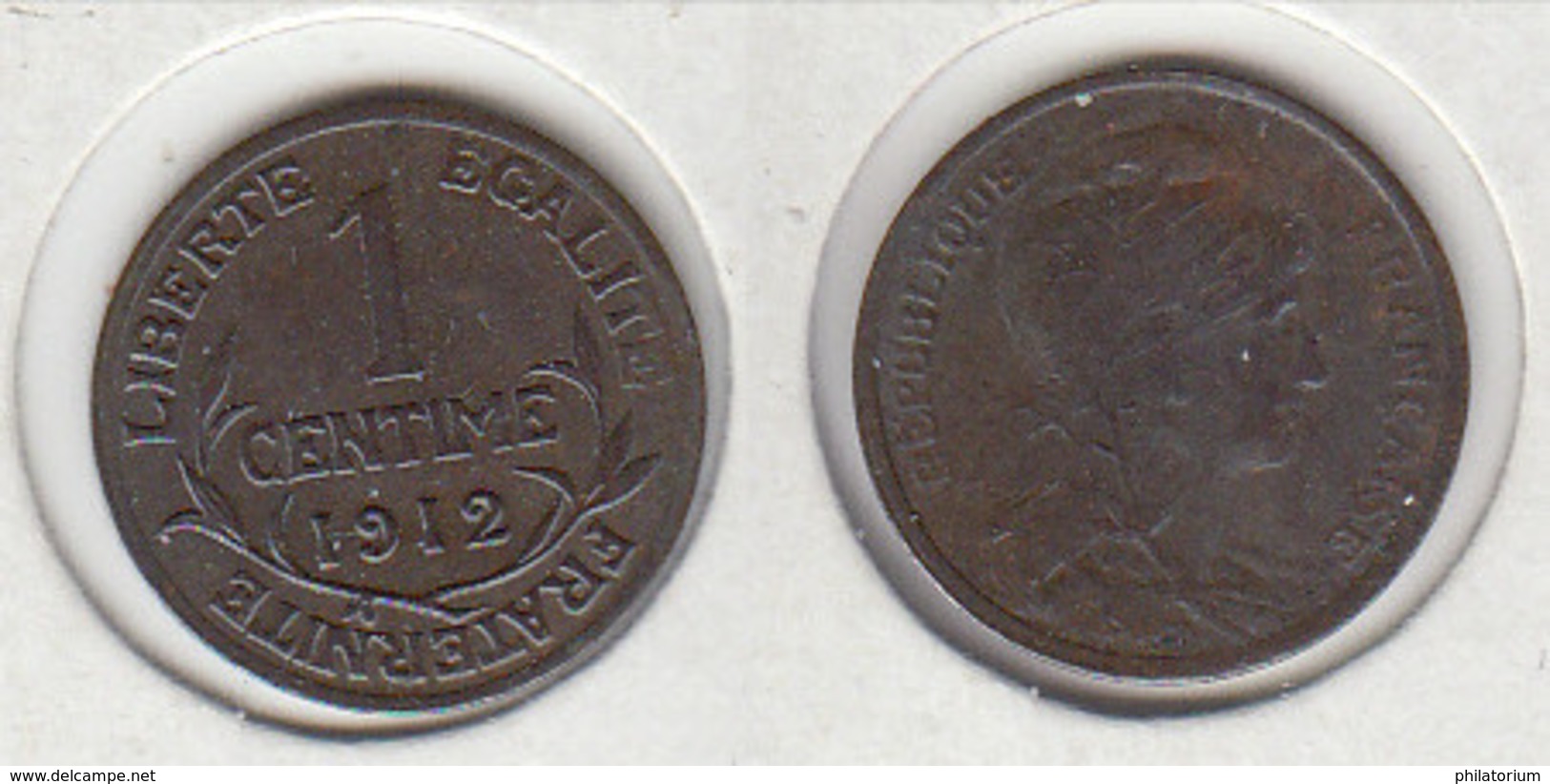 France  1 Centime  Dupuis 1912   1c - Autres & Non Classés