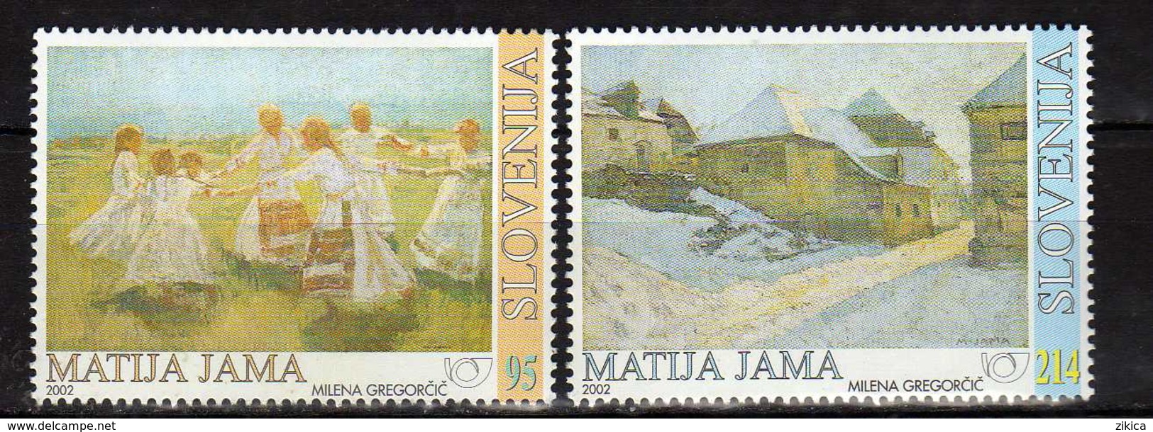 Slovenia - 2002 The 130th Anniversary Of The Birth Of Matija Jama - Paintings.MNH - Slovenia