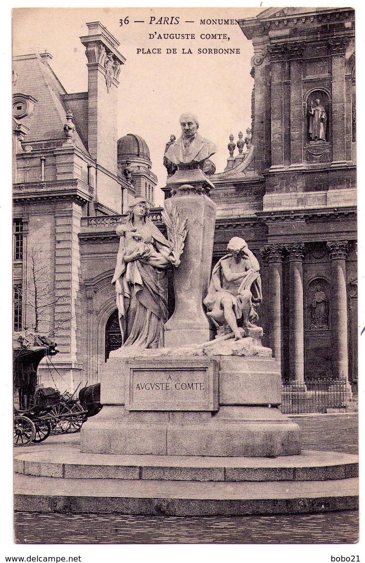 2712 - Paris ( XVIIIe ) - Monument D'Auguste Comte ( Place De La Sorbonne ) - N°36 - - Statues