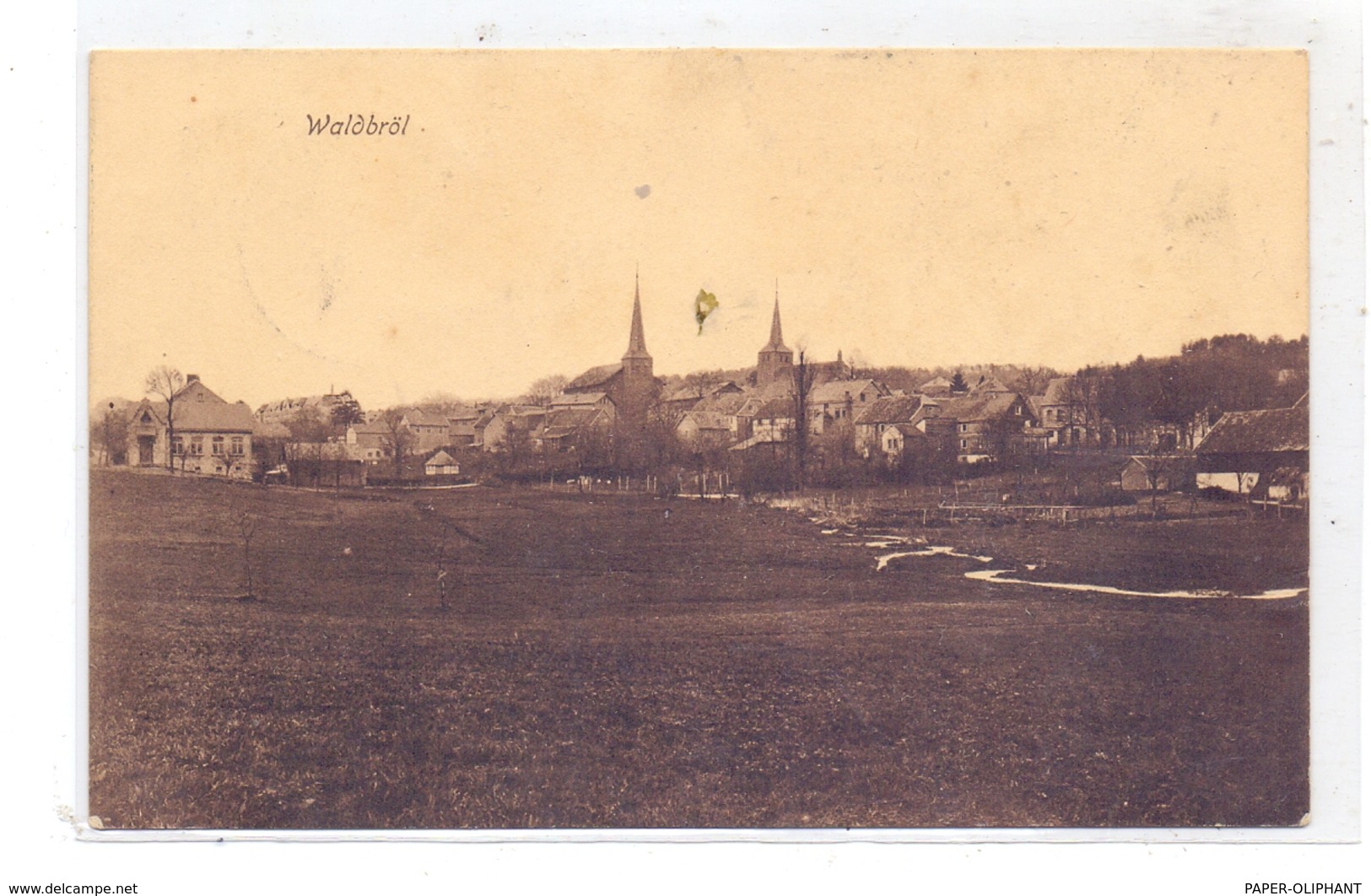 5220 WALDBRÖL, Ortsansicht, 1911 - Waldbröl