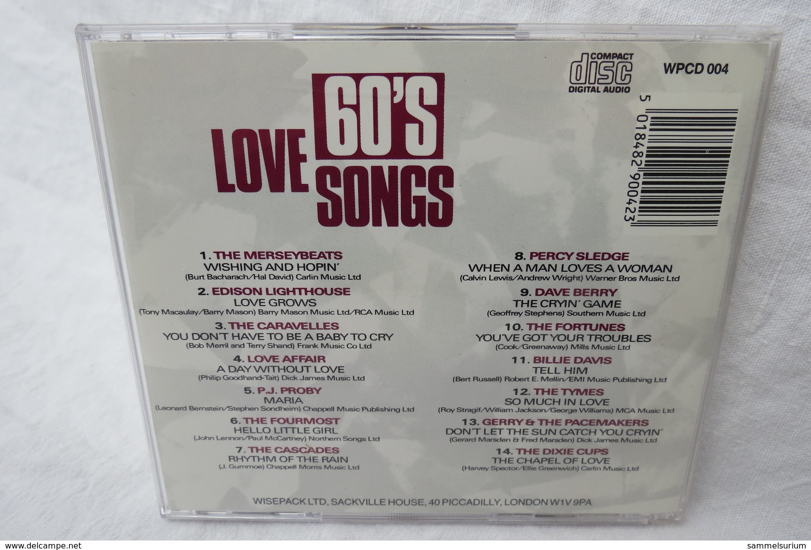 CD "60's Love Songs" Div. Interpreten - Sonstige & Ohne Zuordnung