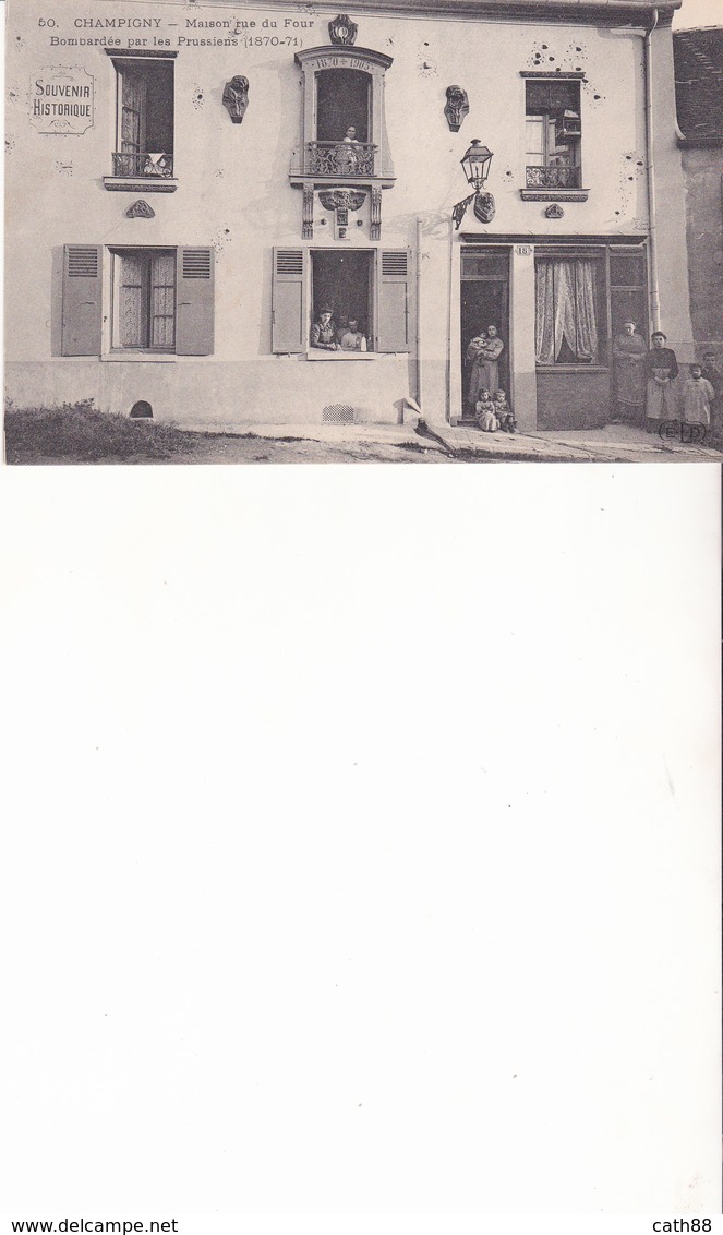 Champigny - Maison Rue Du For - Bombardée Par Les Prussiens (1870-71) - Champigny