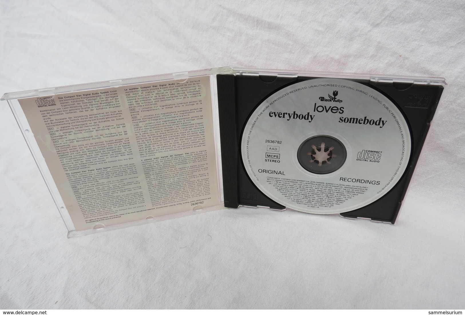 CD "Everybody Loves Somebody" Various Artists - Sonstige & Ohne Zuordnung