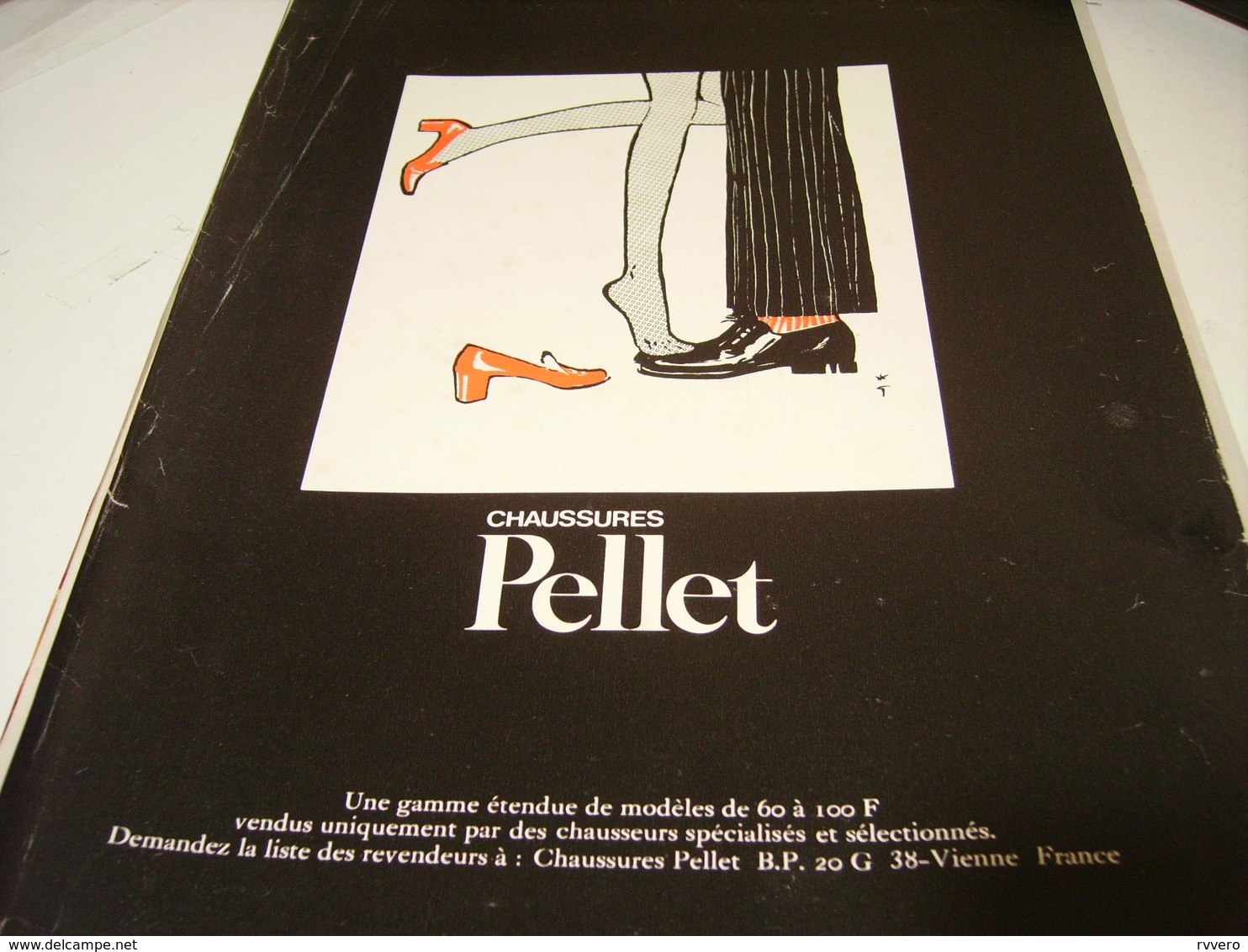 ANCIENNE PUBLICITE CHAUSSURE PELLET   1969 - Autres & Non Classés