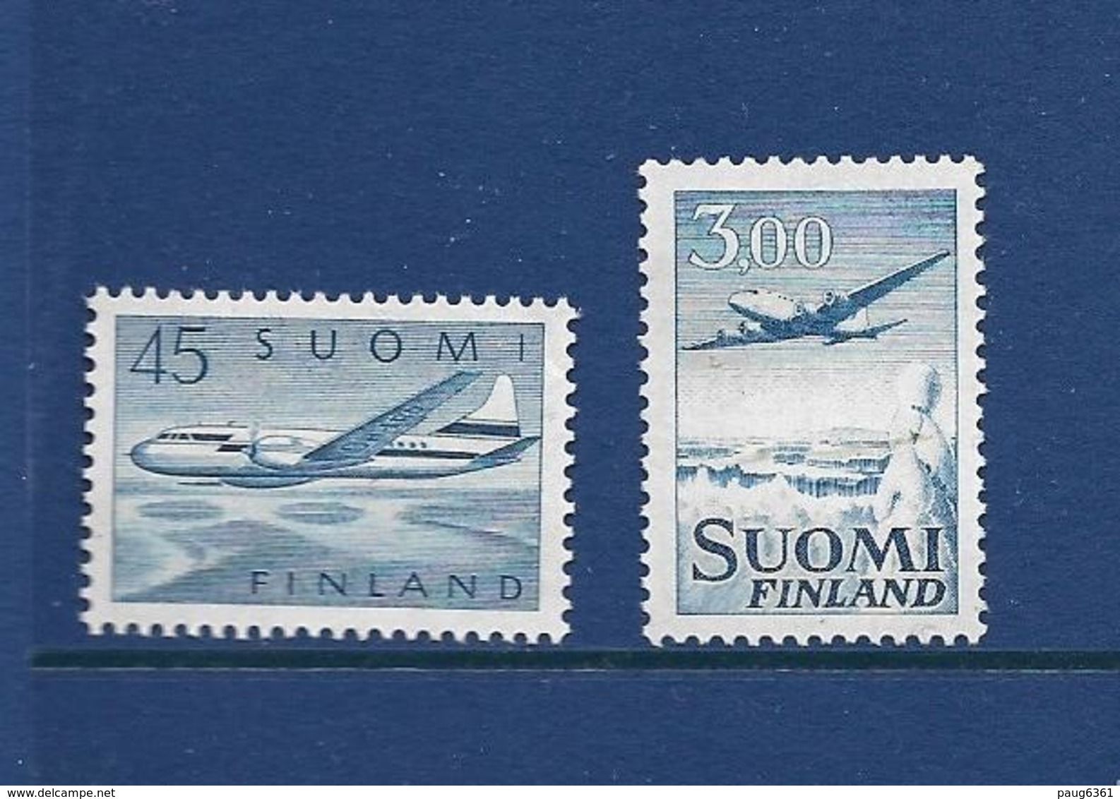 FINLANDE 1963 AVIONS  YVERT N°A8/9 NEUF MNH** - Ongebruikt