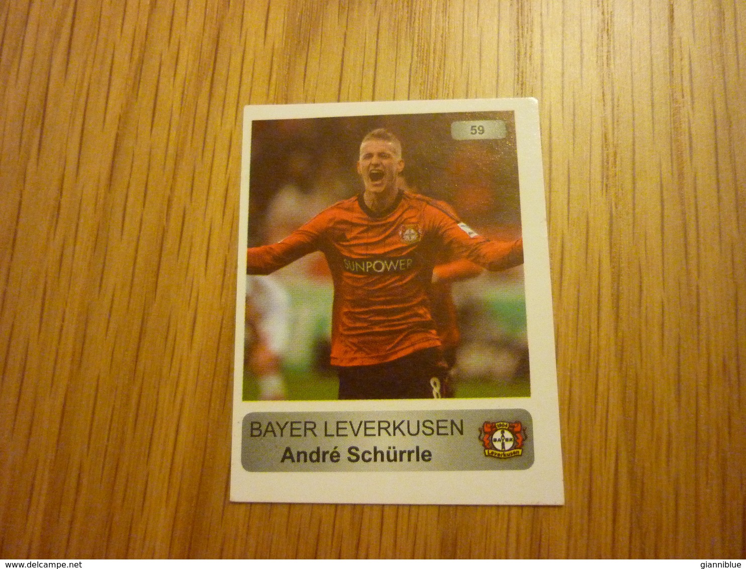Andre Schurrle Bayer Leverkusen German Football Europe's Champions 2013-2014 Greek Sticker - Altri & Non Classificati