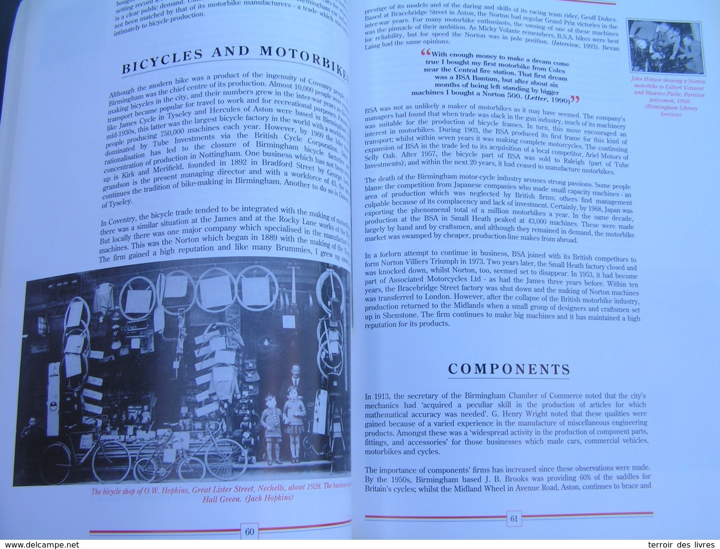 BIRMIGHAM THE GREAT WORKING CITY - 1994 - CARL CHINN - 145 Pages - 29,5 X 21 Cm - Very Good Condition AUSTIN NORTON - Viajes/Exploración