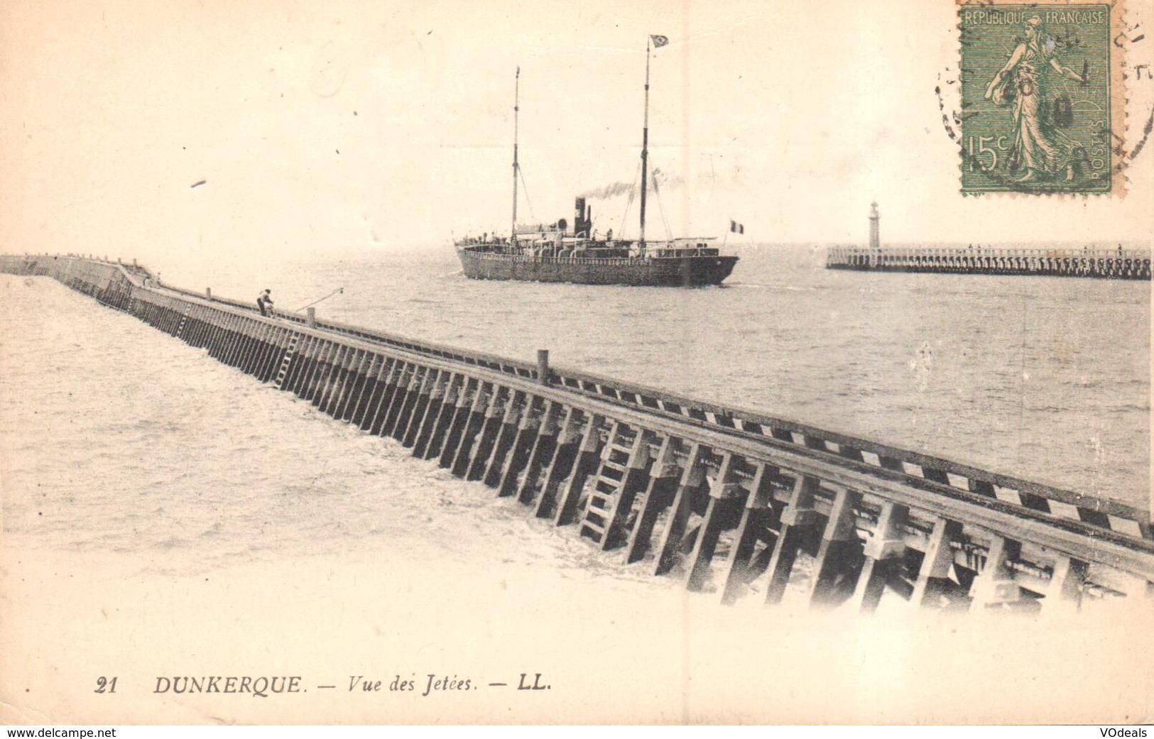 CPA - France - (59) Nord - Dunkerque - Vue Des Jetées - Dunkerque